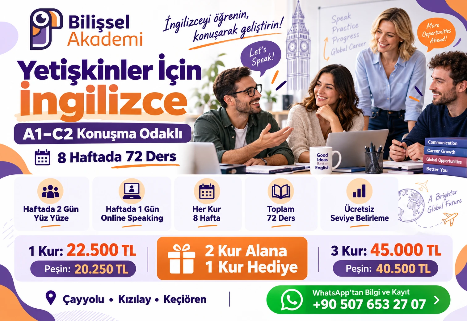 Yetişkin İngilizce | A1–C2