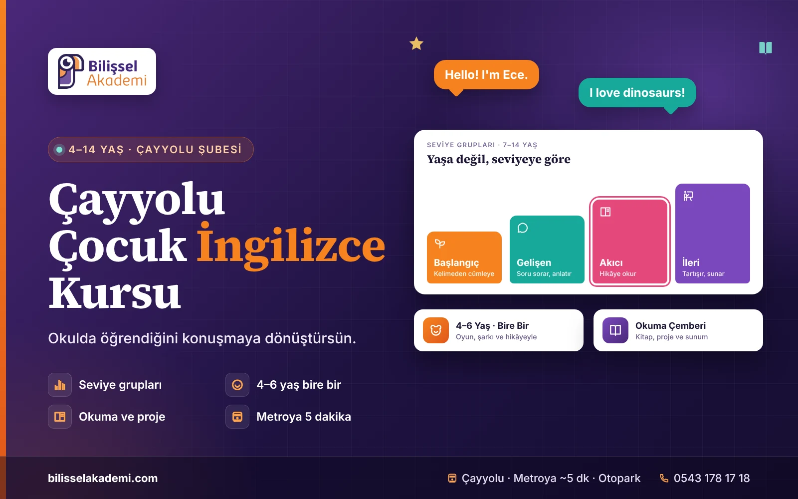 Çayyolu Çocuk İngilizce Kursu