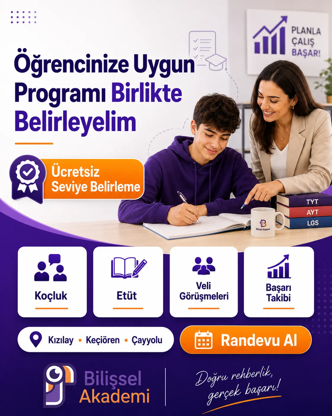 Ankara Dershaneleri | Koçluk, Etüt ve Başarı Takibi