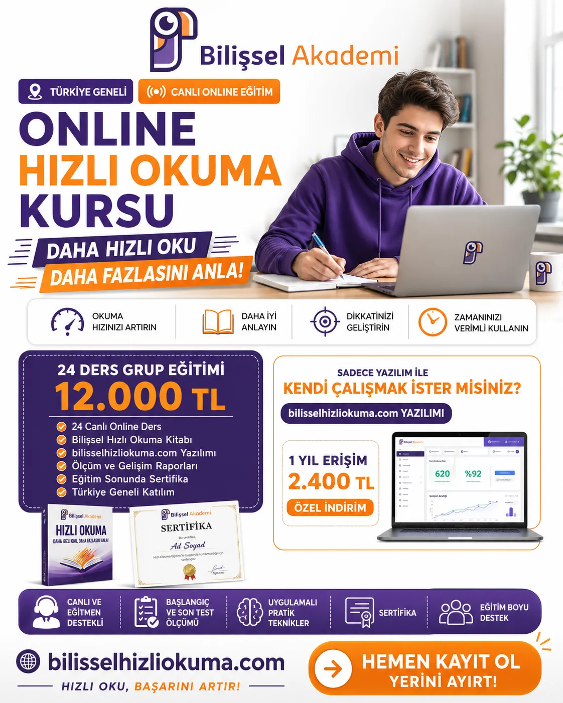 Online Hızlı Okuma Kursu Fiyatları 2026