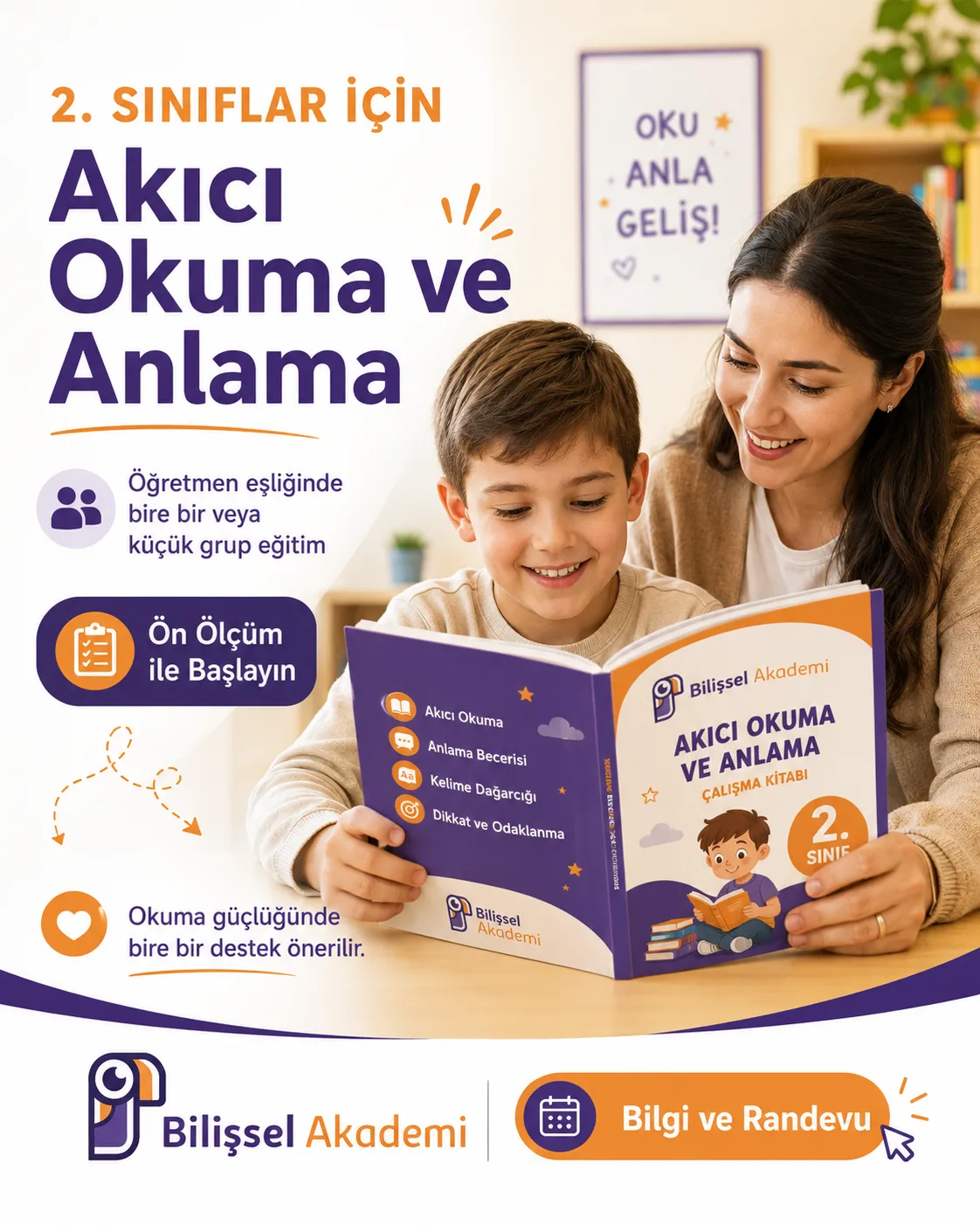 2. Sınıflar İçin Akıcı Okuma ve Anlama Kursu