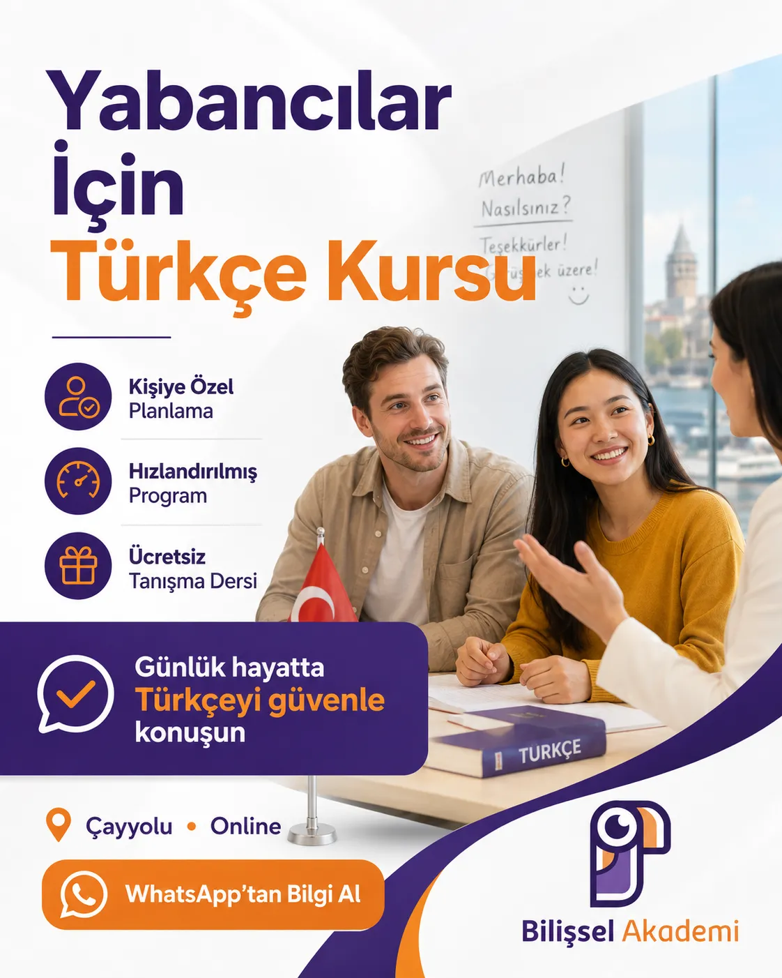 Çayyolu Yabancılar İçin Türkçe Kursu