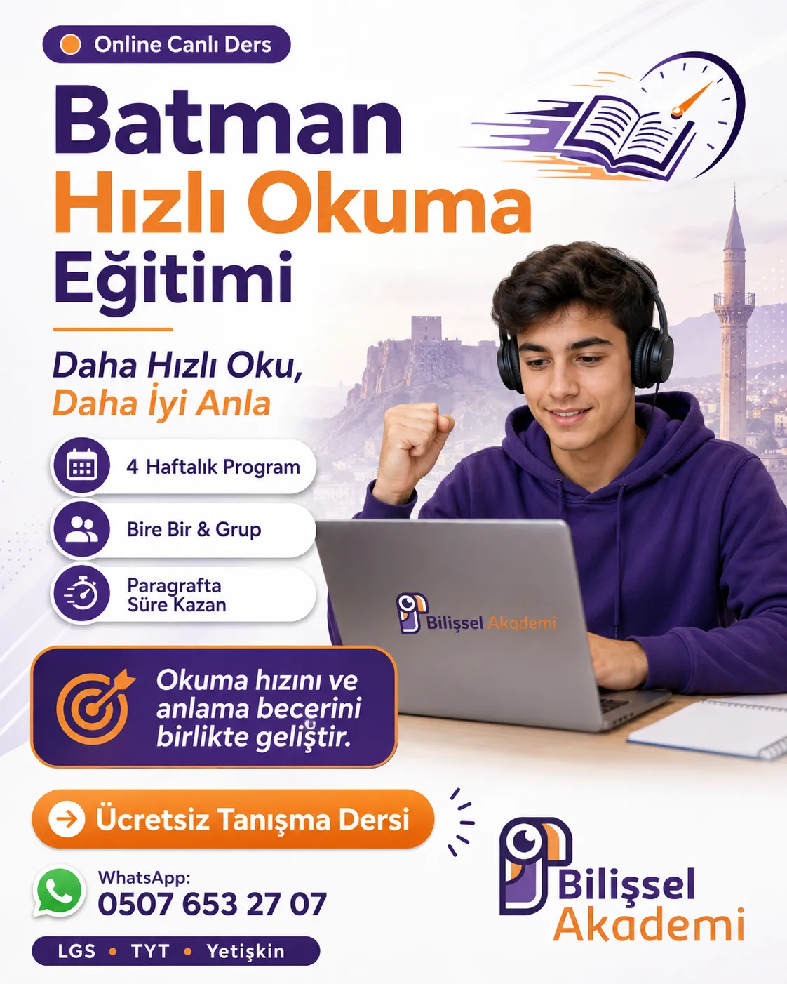 Batman Hızlı Okuma Eğitimi | Online Canlı Ders