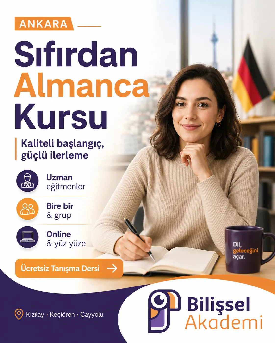 Sıfırdan Almanca Kursu Ankara: A1 Seviyesinde Konuşma Odaklı Eğitim