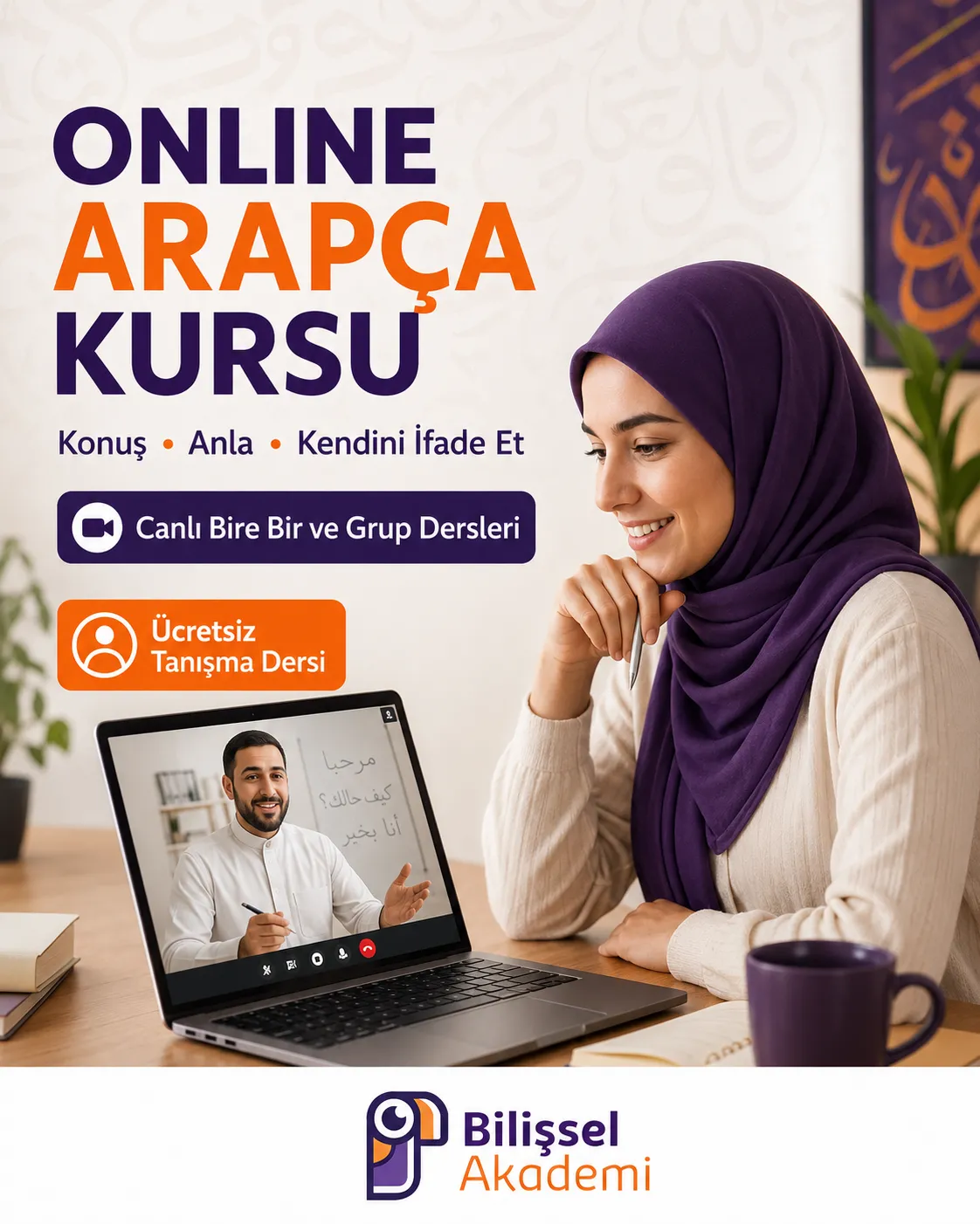 Online Arapça Kursu: Canlı Bire Bir ve Grup Dersleri