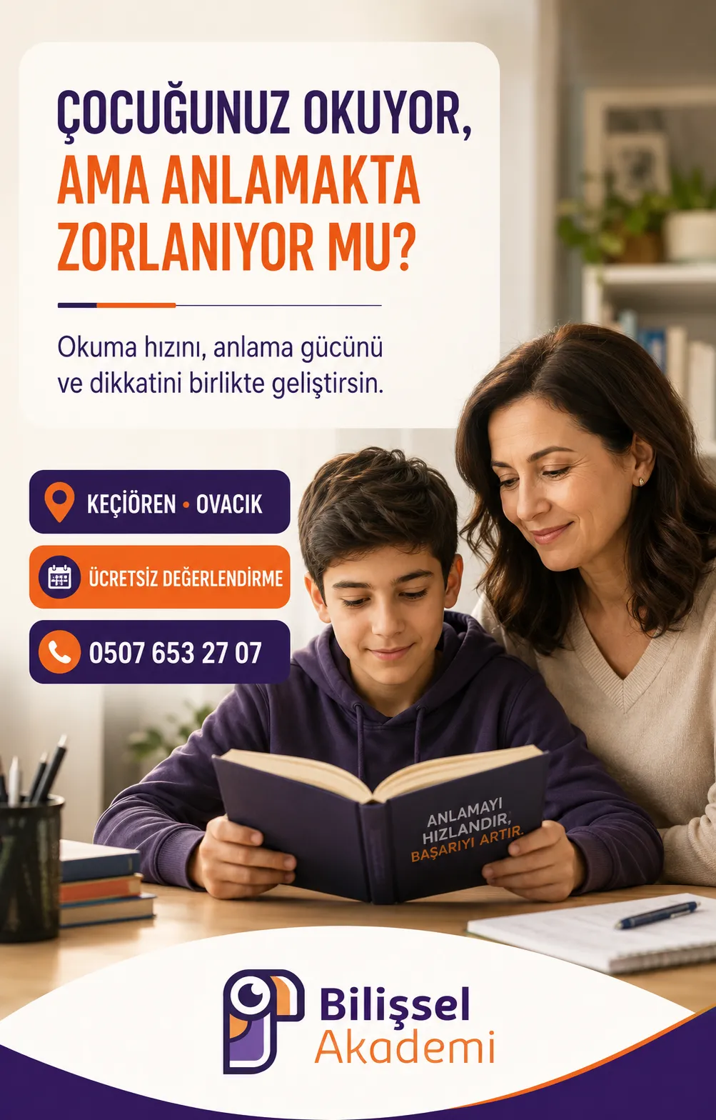 Keçiören Ovacık Hızlı Okuma Kursu: Okuma Hızını ve Anlama Gücünü Birlikte Geliştirin