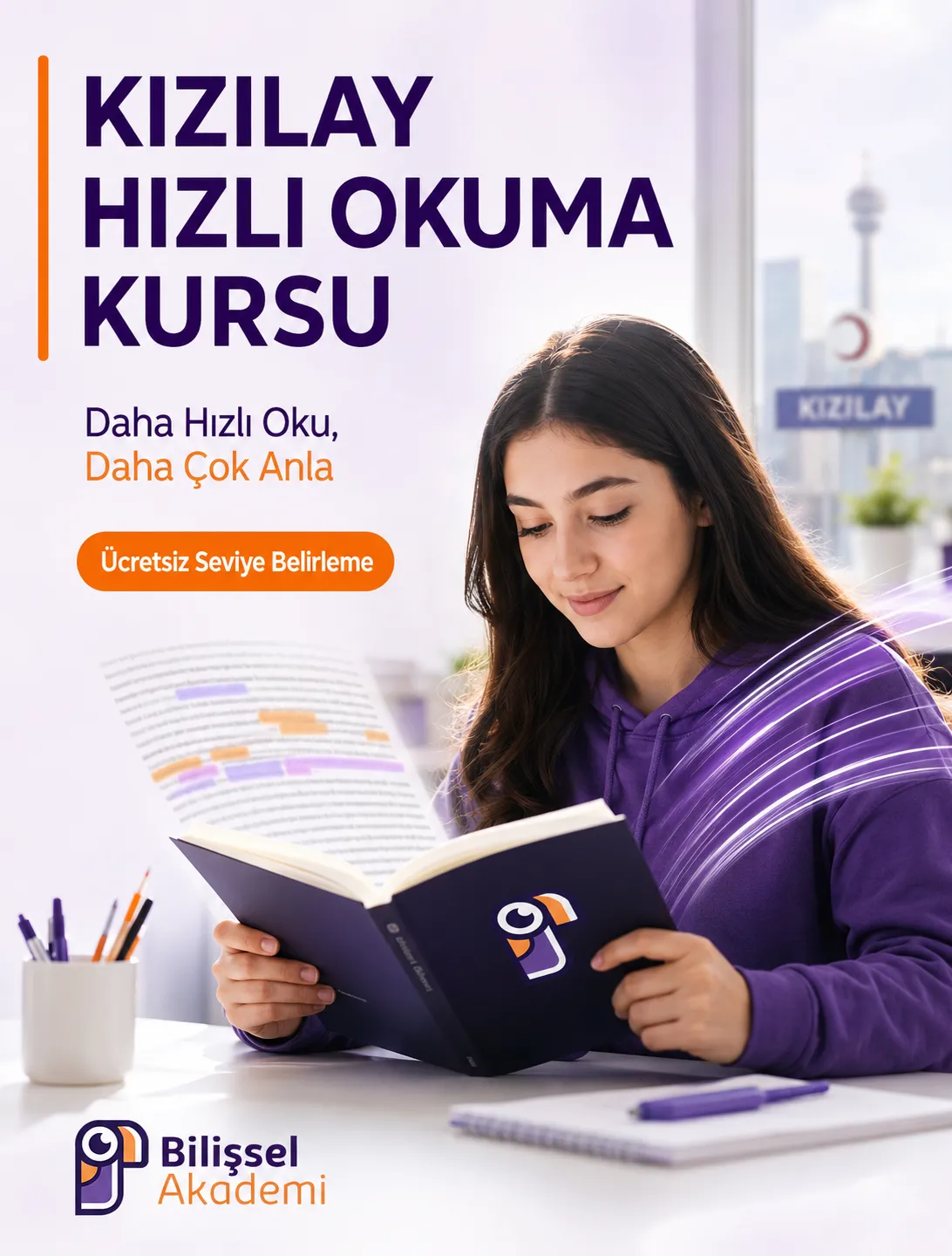 Kızılay Hızlı Okuma Kursu: Daha Hızlı Okuyun, Daha İyi Anlayın