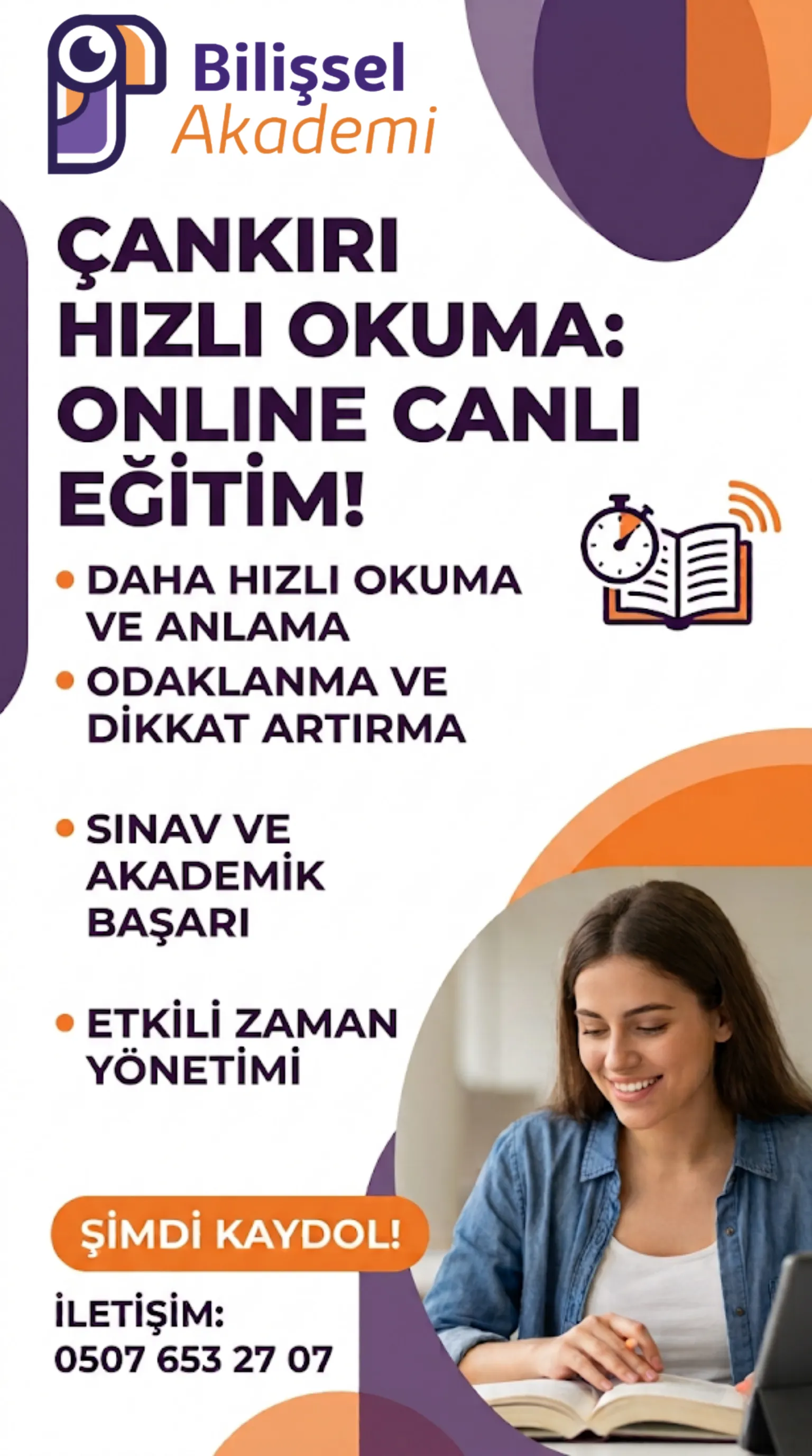 Çankırı Hızlı Okuma Kursu | Online Canlı Eğitim