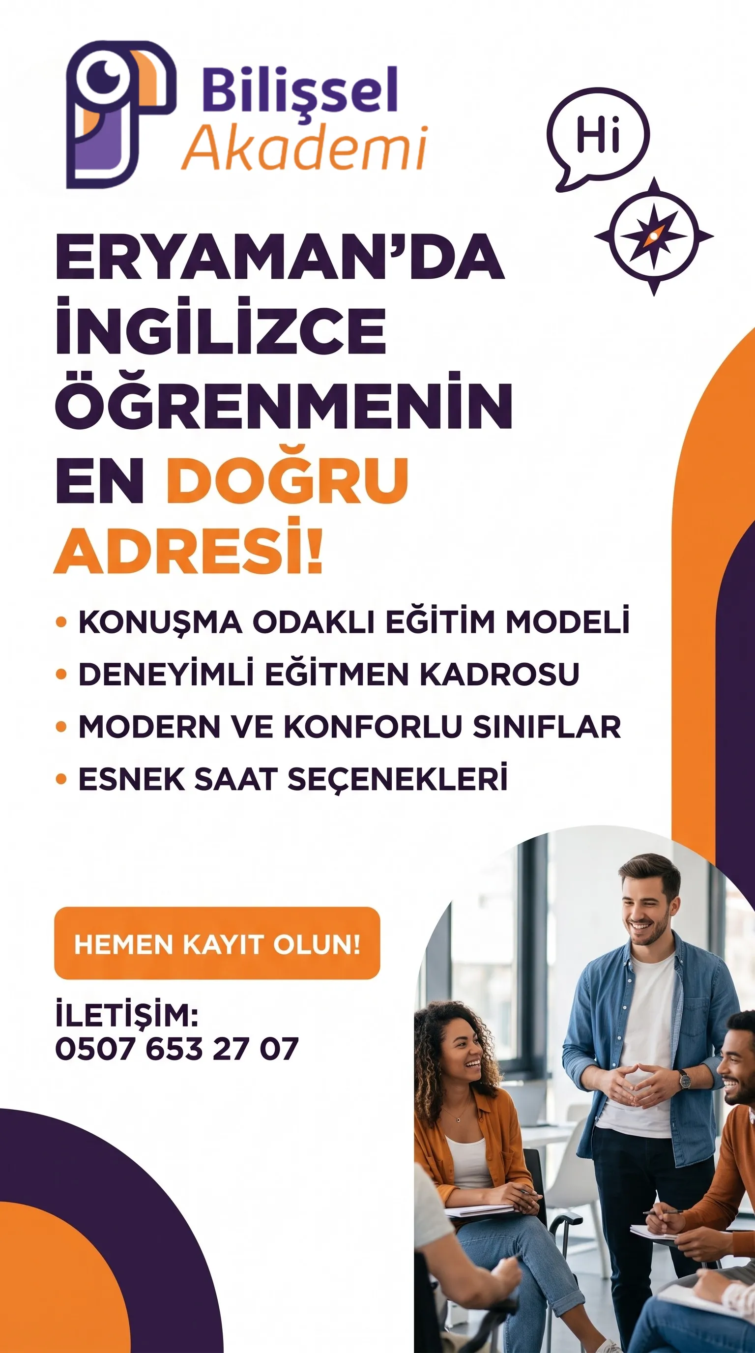 Eryaman İngilizce Dil Kursu | Bilişsel Akademi
