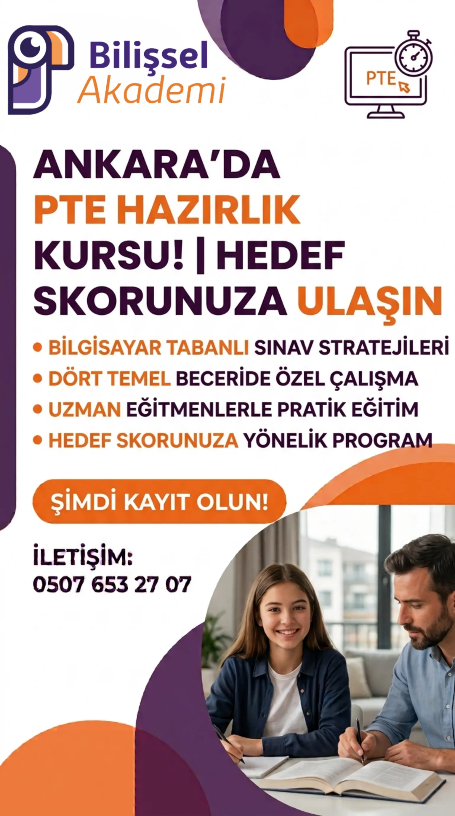 PTE (Pearson Test of English) Hazırlık Kursları | Ankara – Bilişsel Akademi