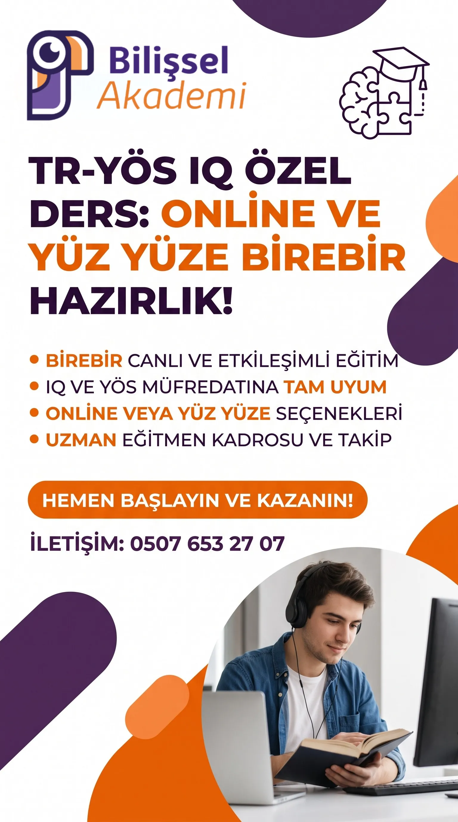 TR-YÖS IQ Özel Ders | Online ve Yüz Yüze Bire Bir Hazırlık