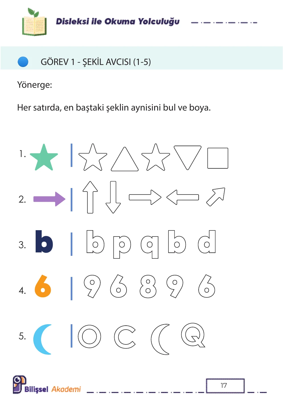 Disleksi İçin Adım Adım Okuma kitabı kapağı