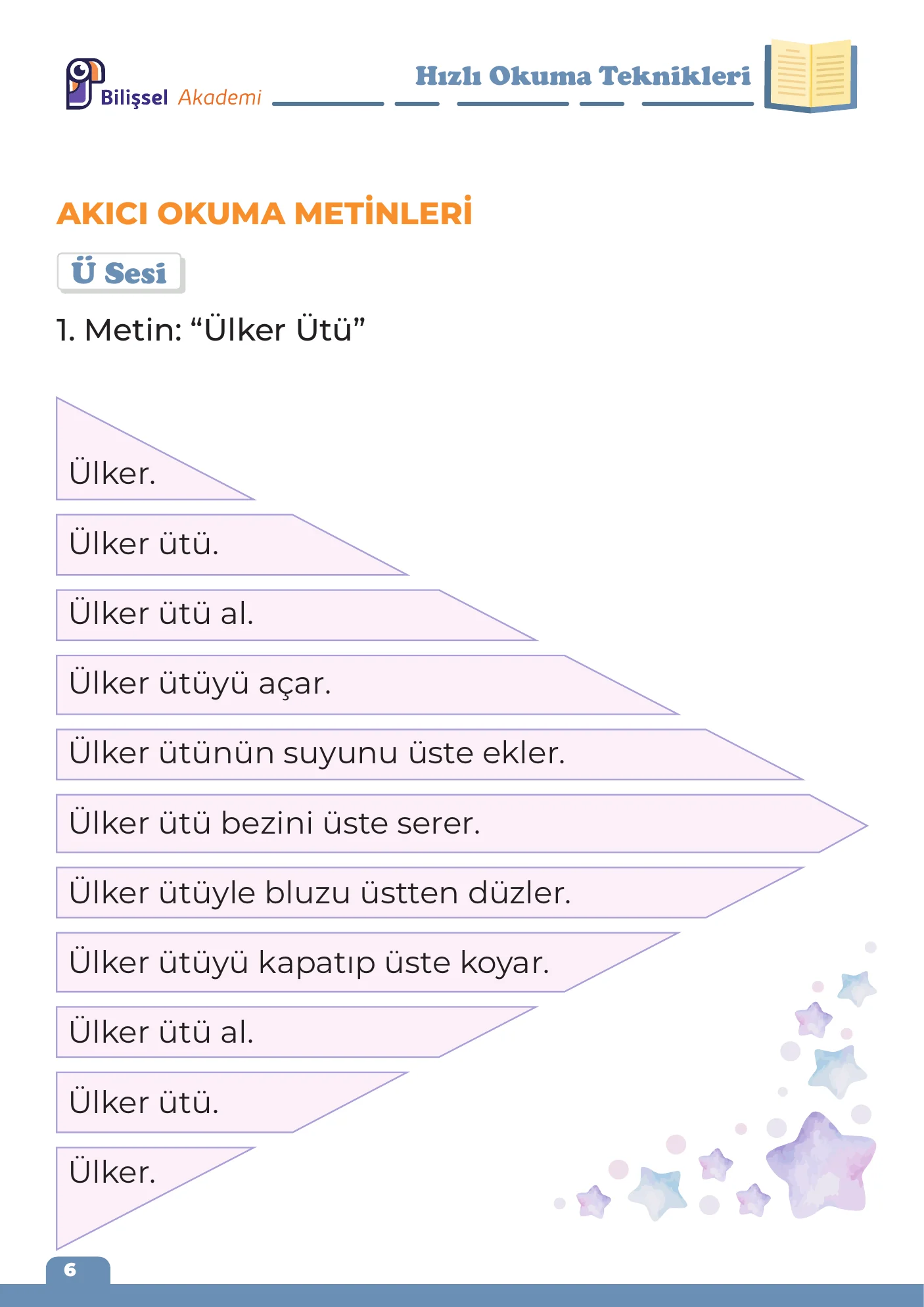 Bilişsel ile Göz Hızlandırma beş kitaplık akıcı okuma serisi