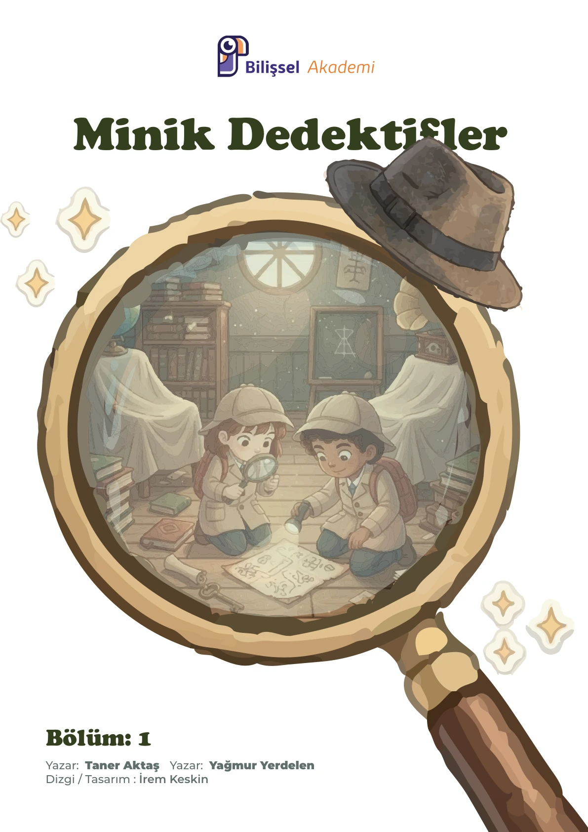 Minik Dedektifler Bölüm 1 okuduğunu anlama kitabı kapağı