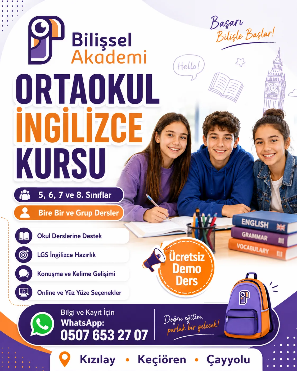 Ortaokul İngilizce Kursu