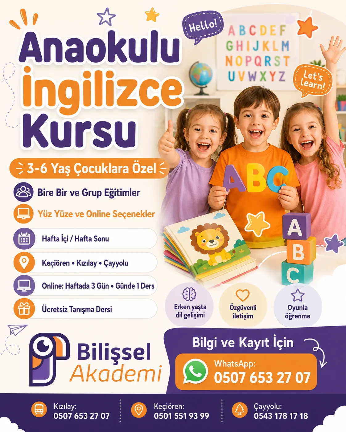 Anaokulu İngilizce Kursu