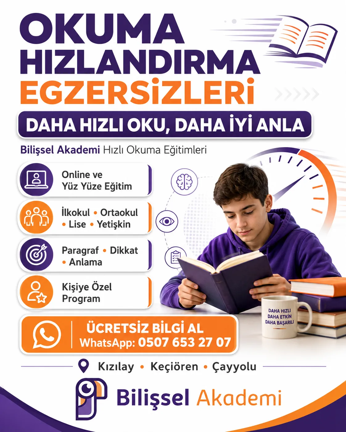 Okuma Hızlandırma Egzersizleri İle Daha Hızlı Oku, Daha İyi Anla