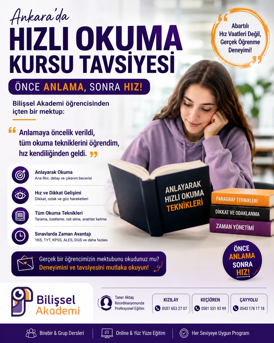 Ankara Hızlı Okuma Kursu Tavsiye