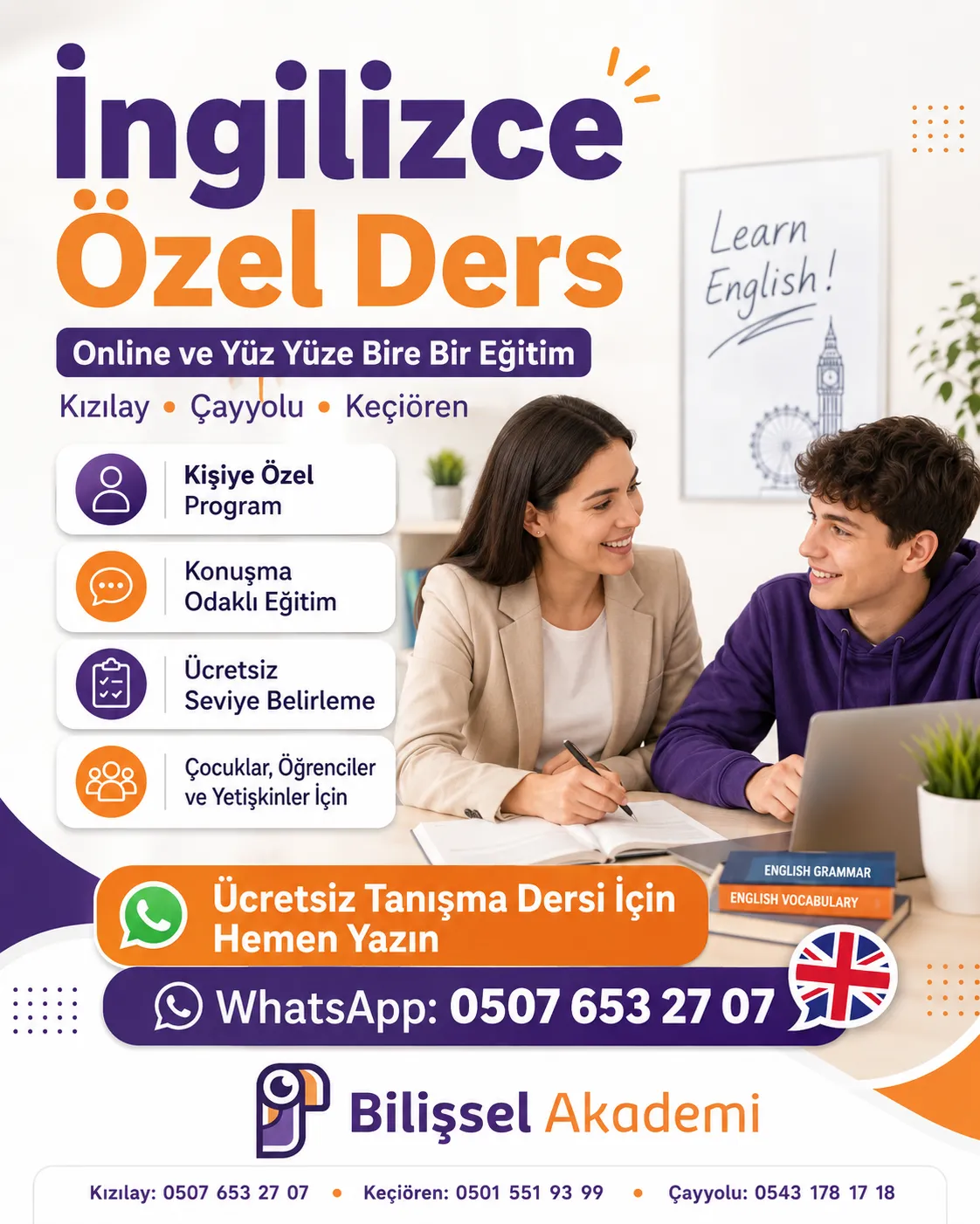 İngilizce Özel Ders