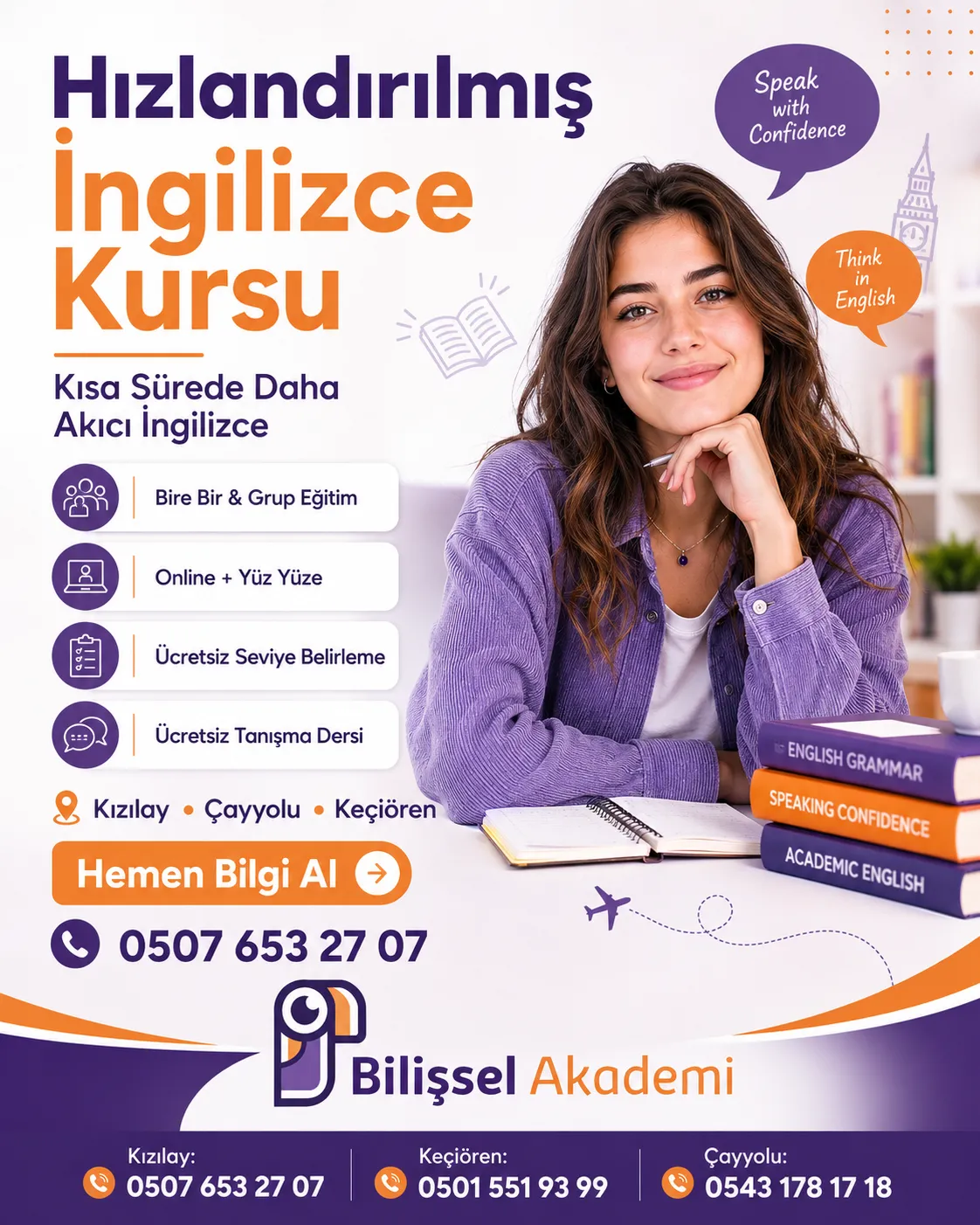 Hızlandırılmış İngilizce Kursu Ankara