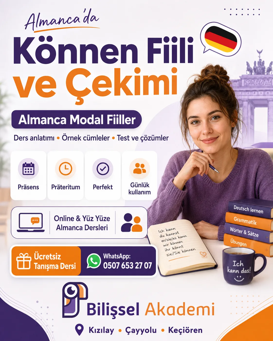 Können Fiili ve Çekimi | Almanca Modal Fiiller Ders Anlatımı