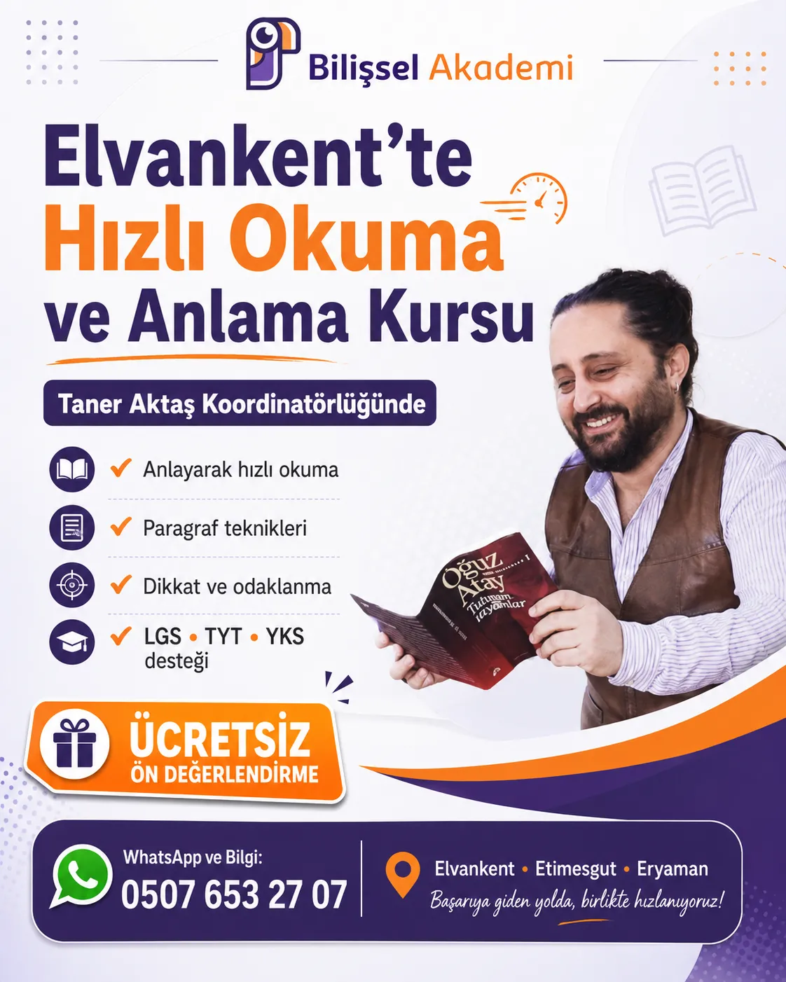 Elvankent’te Hızlı Okuma ve Anlama Kursu