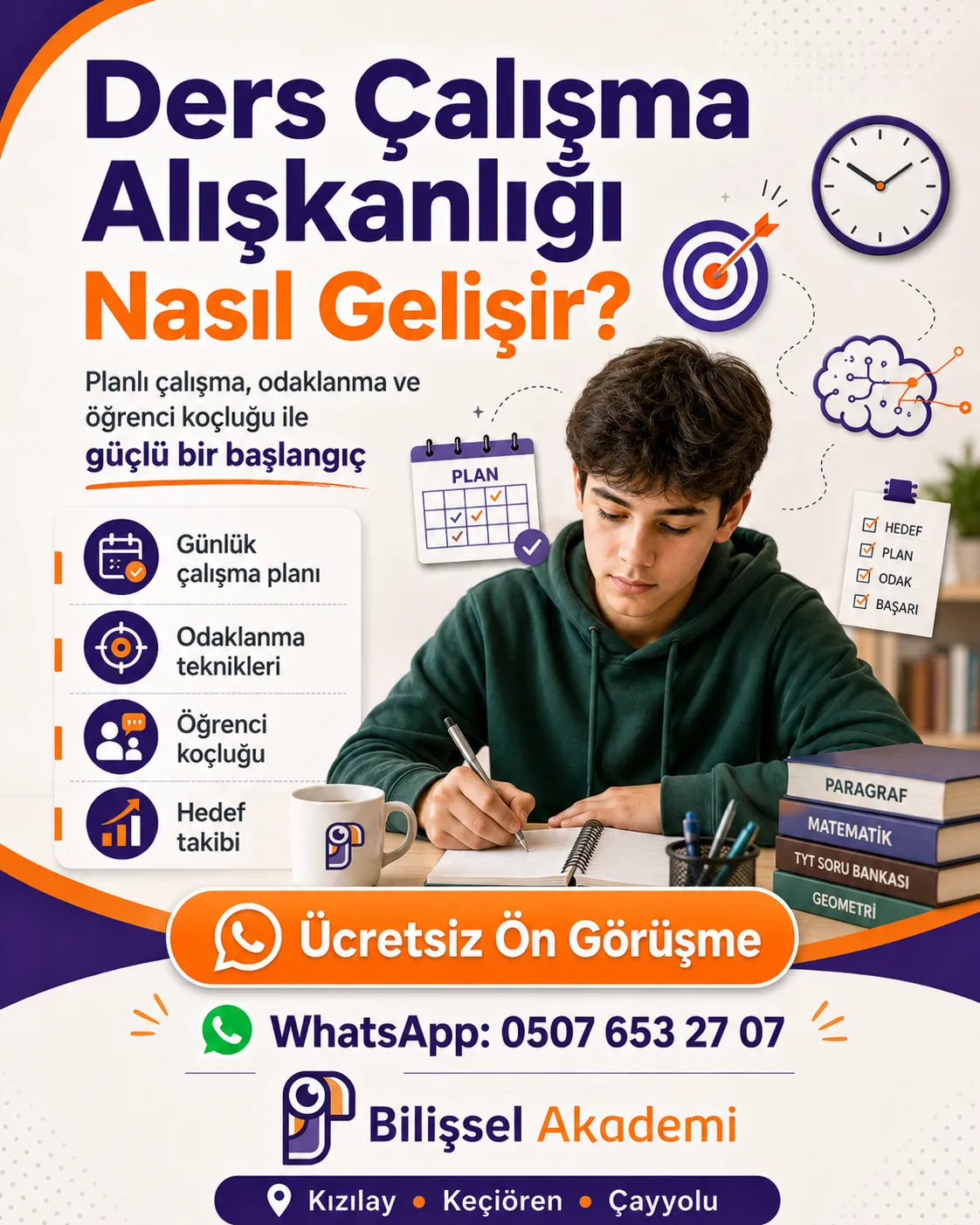 Ders Çalışma Alışkanlığı Nasıl Gelişir? Öğrenciler İçin 7 Adımlı Disiplin Sistemi