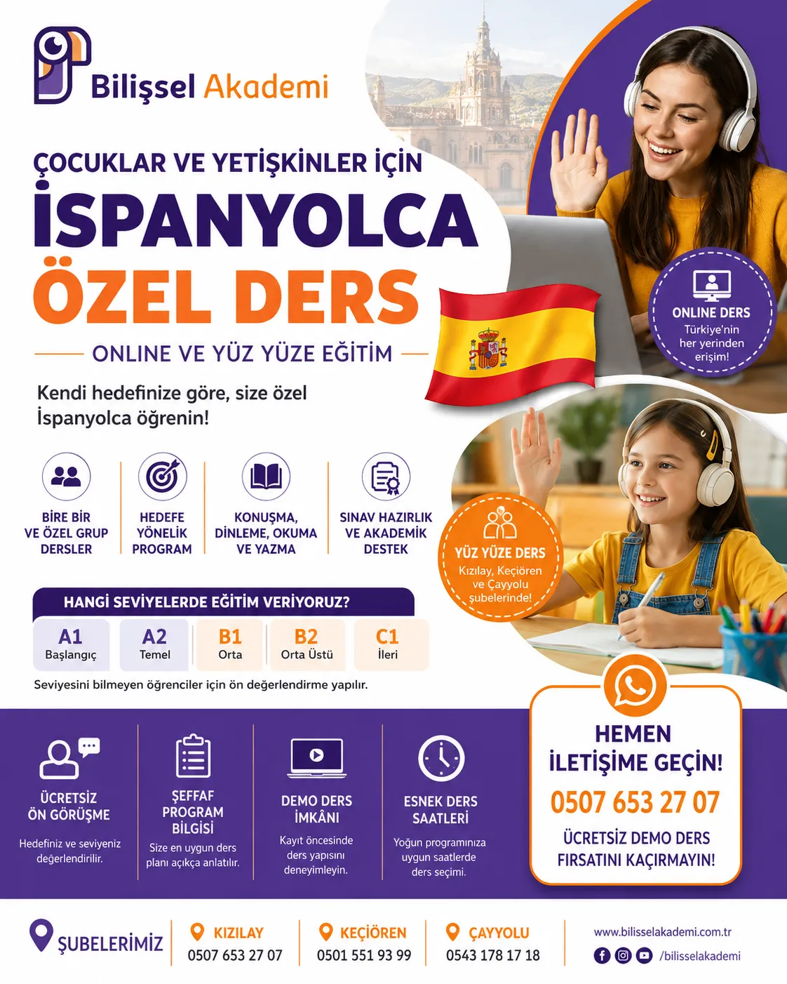 İspanyolca Özel Ders | Online ve Yüz Yüze İspanyolca Eğitimi