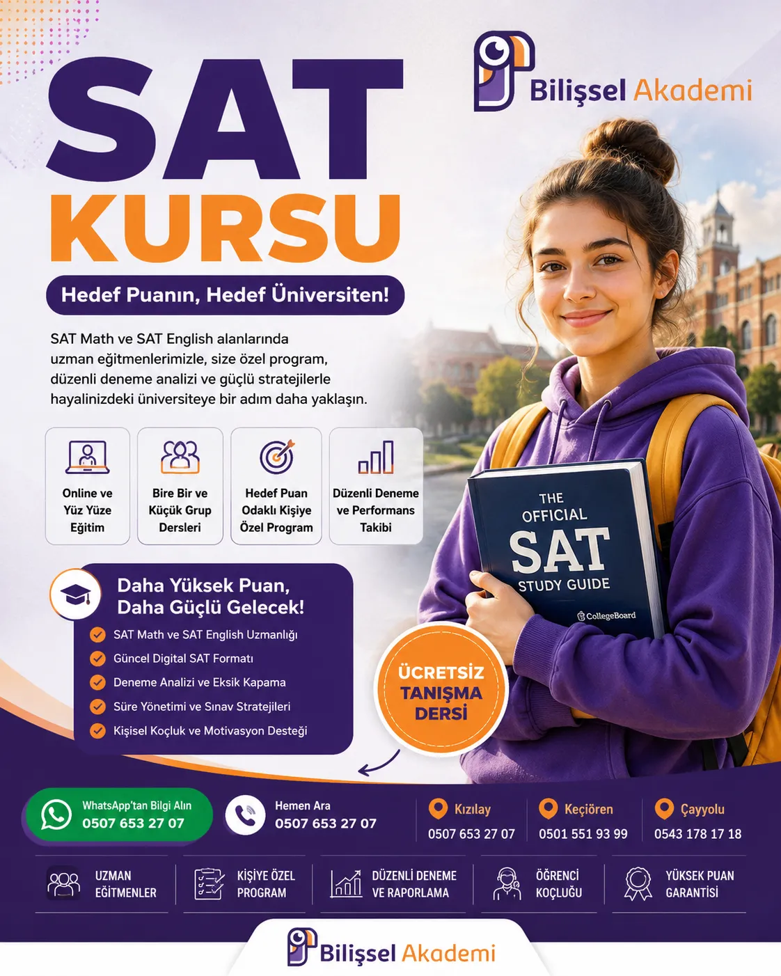 SAT Kursu | Online ve Yüz Yüze SAT Hazırlık