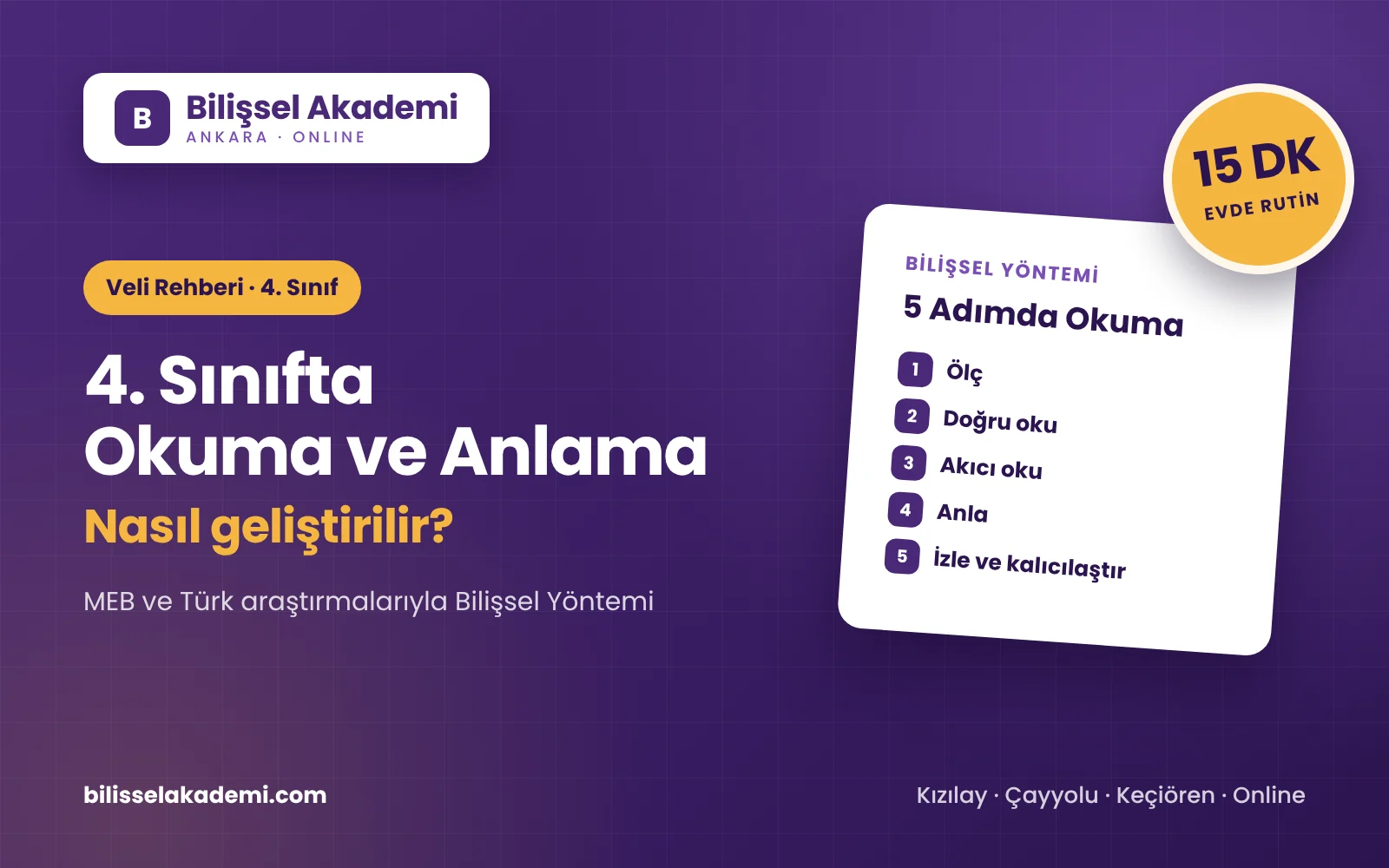 4. Sınıflarda Okuma Hızı ve Anlama Nasıl Geliştirilir?
