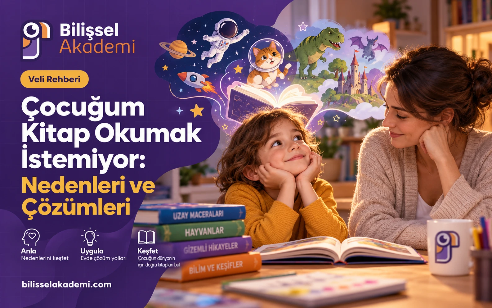 Çocuğum Kitap Okumak İstemiyor: Nedenleri ve Çözümleri