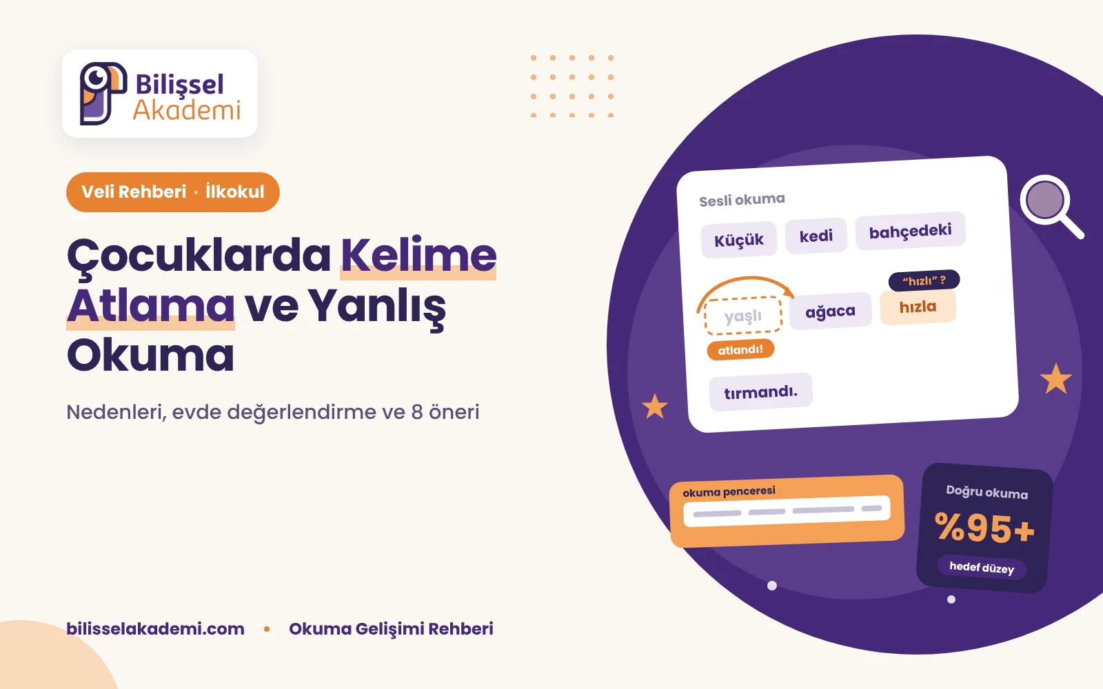 Çocuklarda Kelime Atlama ve Yanlış Okuma: Nedenleri, Evde Değerlendirme ve Velilere Öneriler