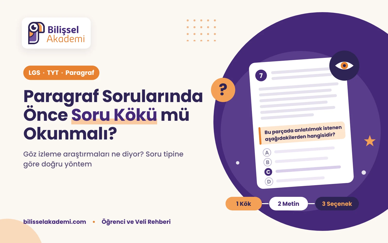 Paragraf Sorularında Önce Soru Kökü mü Okunmalı? Araştırmalar Ne Diyor?
