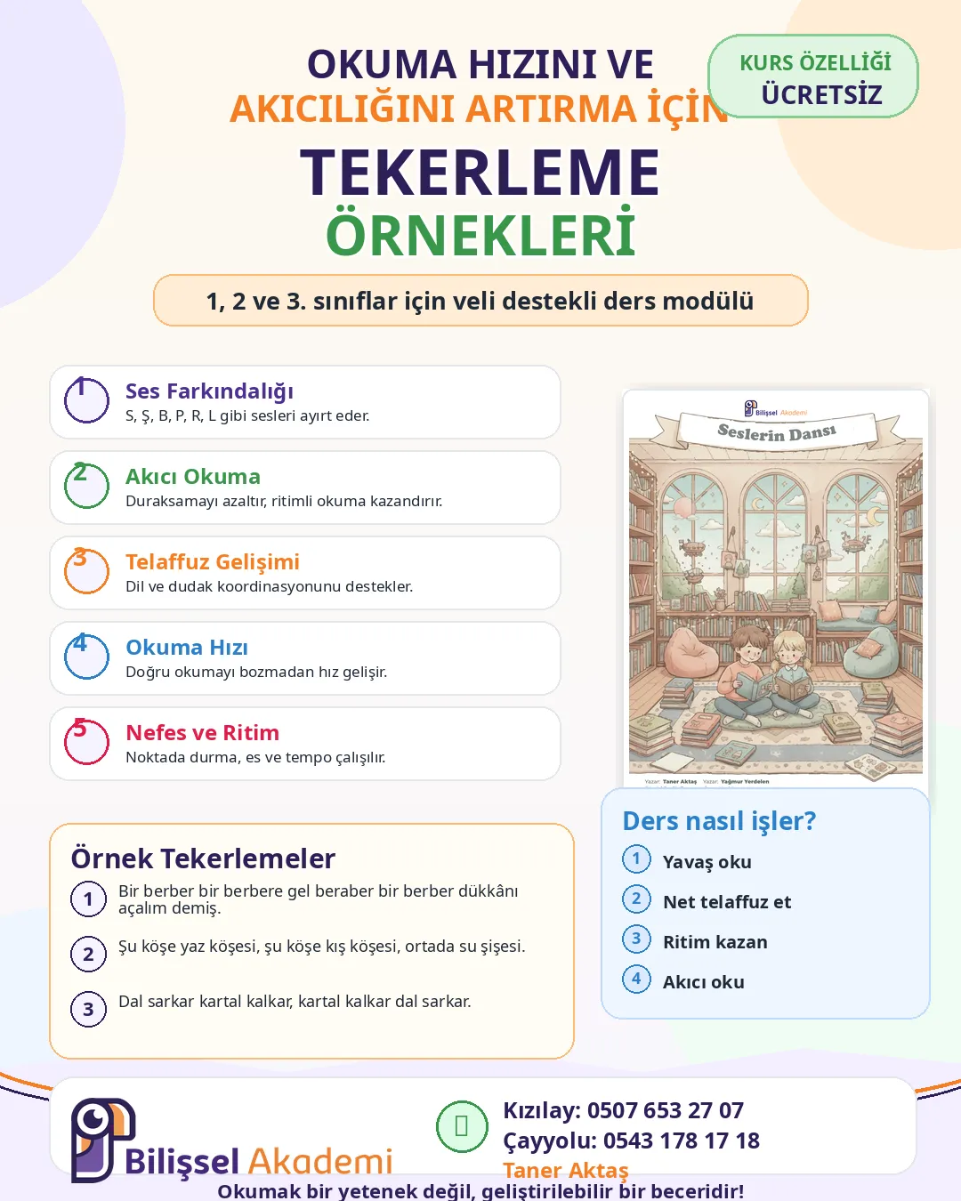Okuma Hızını ve Akıcılığını Artırma İçin En İyi Tekerleme Örnekleri