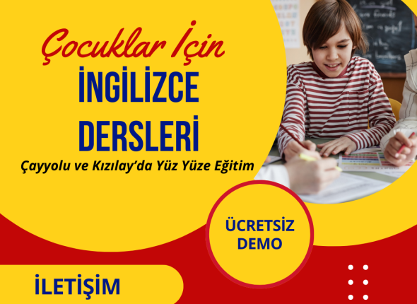 Çocuklar için ingilizce dersleri