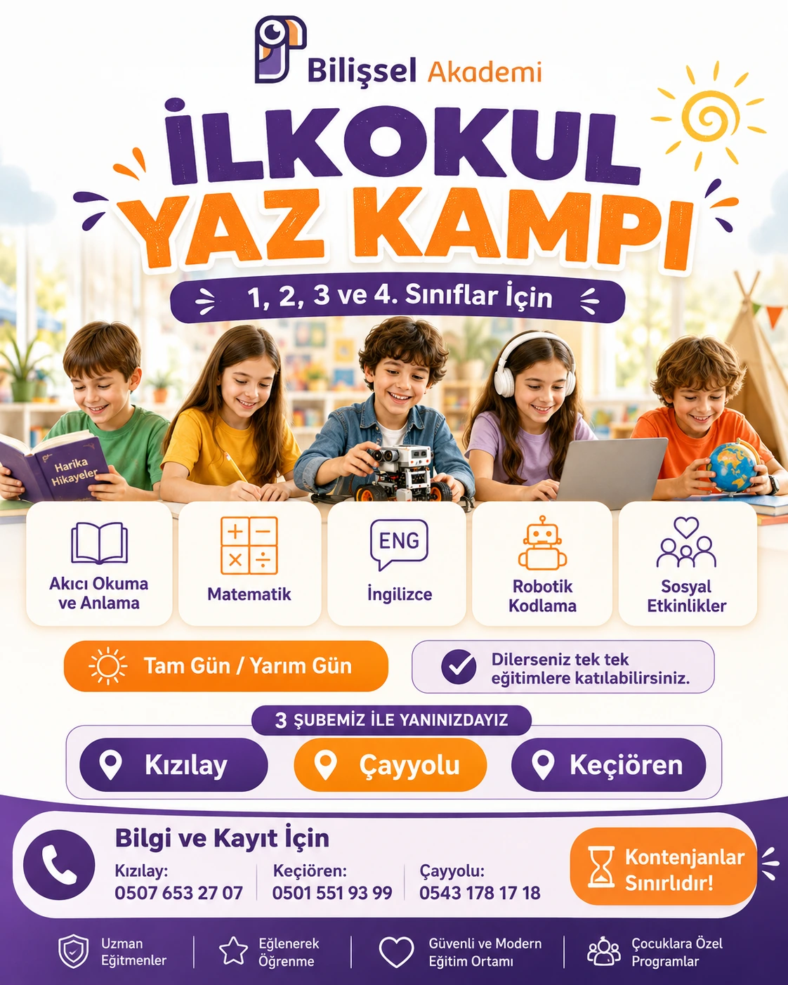 ilkokul yaz kampı ankara